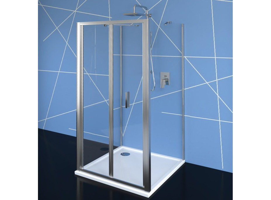 Polysan EASY LINE trojstenný sprchovací kút 1000x900mm, skladacie dvere, L/P variant, číre sklo EL1910EL3315EL3315