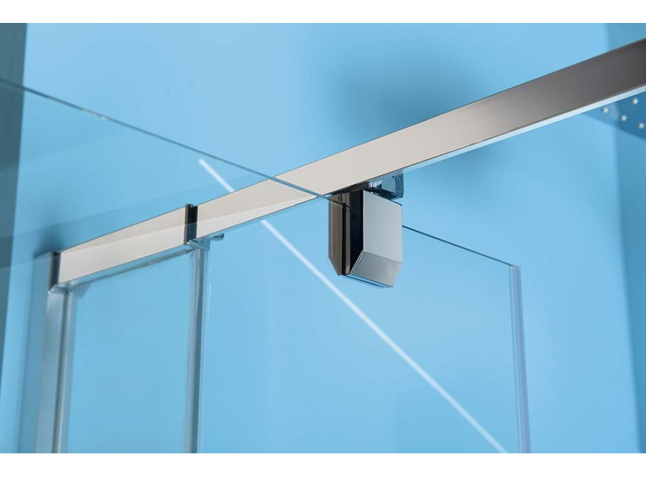Polysan EASY LINE trojstenný sprchovací kút 900-1000x700mm, pivot dvere, L/P variant, číre sklo EL1715EL3115EL3115
