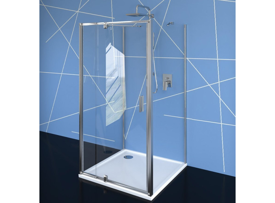 Polysan EASY LINE trojstenný sprchovací kút 800-900x900mm, pivot dvere, L/P variant, číre sklo EL1615EL3315EL3315