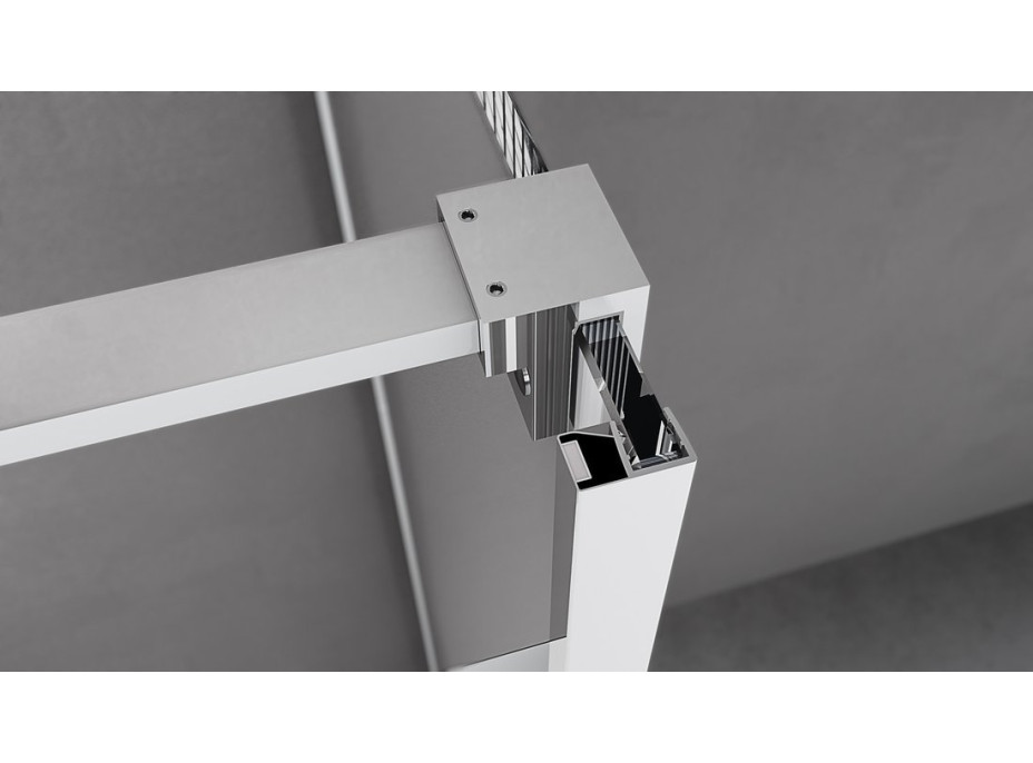Polysan ROLLS LINE obdĺžnikový sprchovací kút 1600x900 mm, L/P variant, číre sklo RL1615RL3315