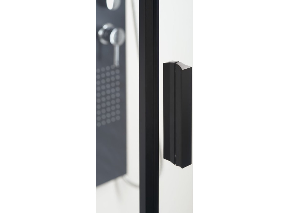 Polysan ZOOM LINE BLACK obdĺžnikový sprchovací kút 1100x800mm L/P variant ZL1311BZL3280B