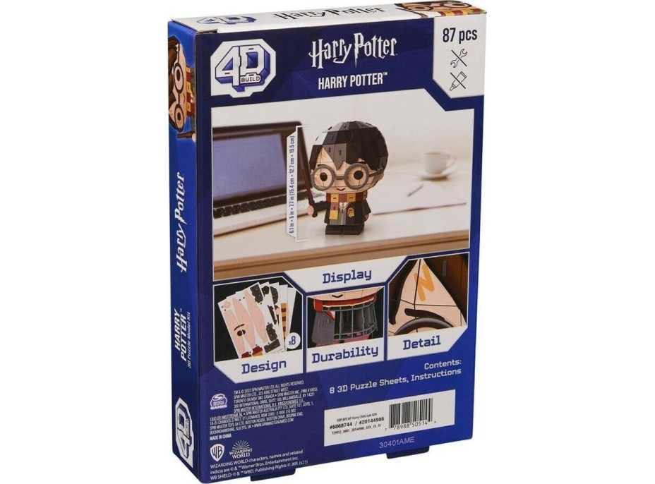 4D BUILD 3D Puzzle Harry Potter: Harry 87 dielikov