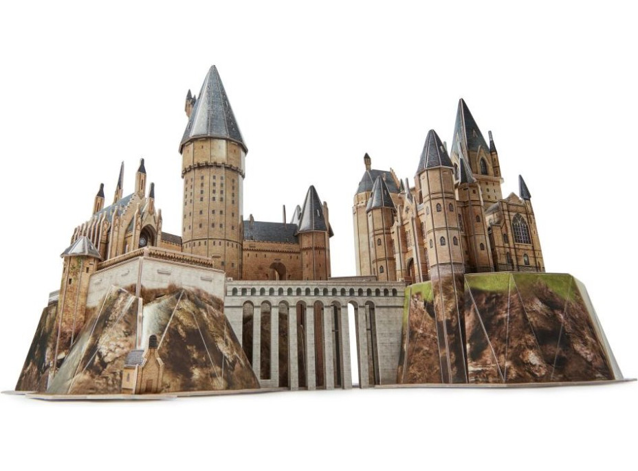 4D BUILD 3D Puzzle Harry Potter: Rokfortský hrad 209 dielikov