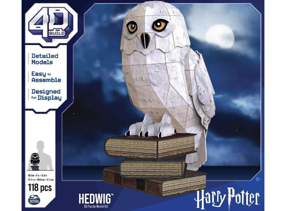 4D BUILD 3D Puzzle Harry Potter: Hedviga 118 dielikov