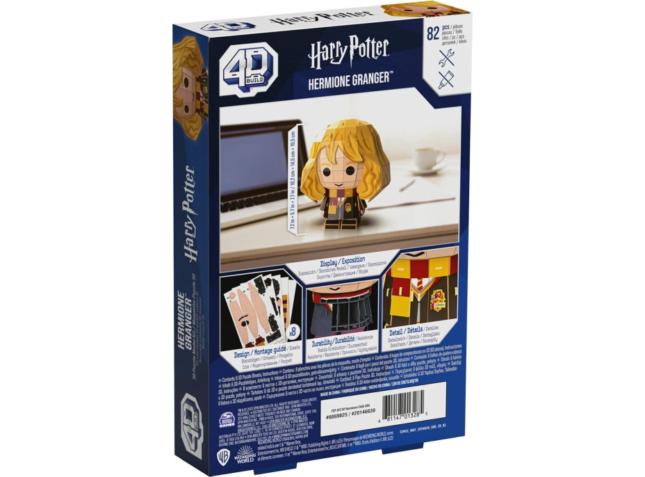 4D BUILD 3D Puzzle Harry Potter: Hermiona 82 dielikov