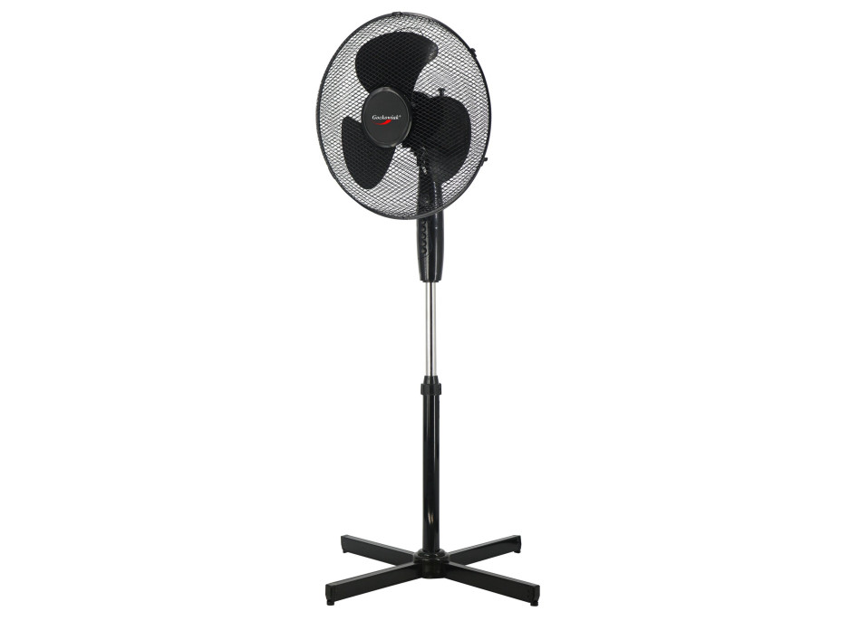 Stojanový ventilátor KÚD 125 cm - čierny