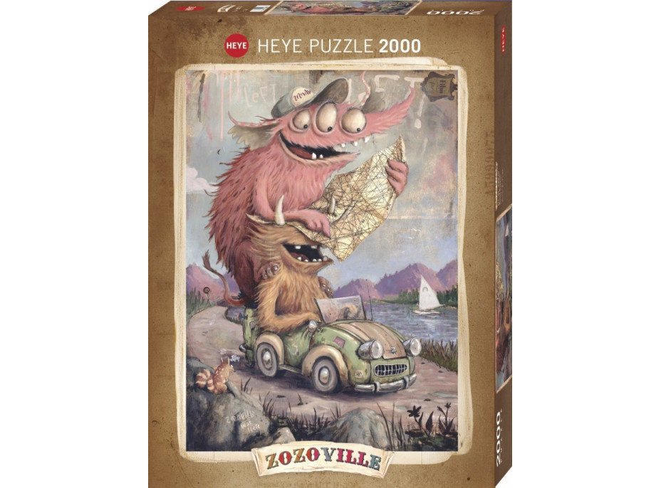 HEYE Puzzle Zozoville: Výlet 2000 dielikov