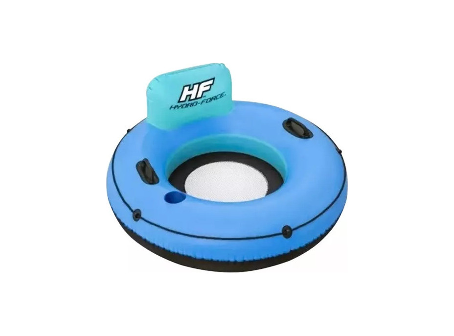 Nafukovací kruh s operadlom BESTWAY 43108 - modrý
