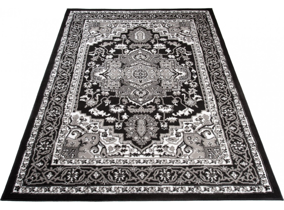 Kusový koberec EUFRAT Kufa - čierny