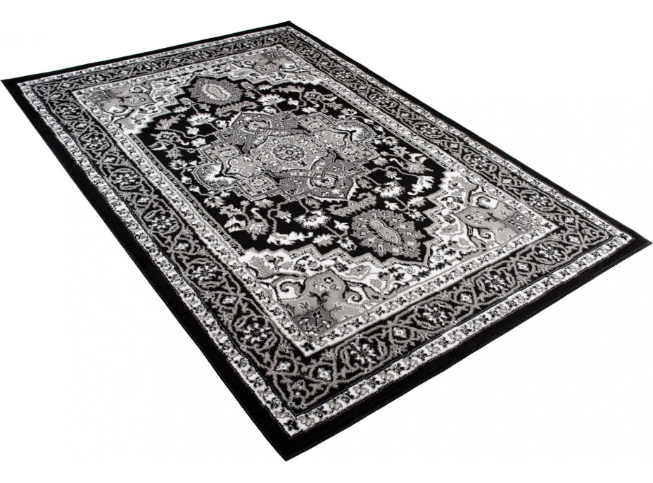 Kusový koberec EUFRAT Kufa - čierny