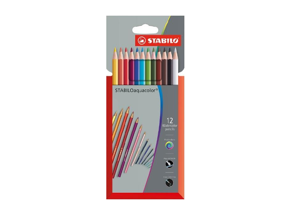 STABILO Aquacolor pastelky 12 ks