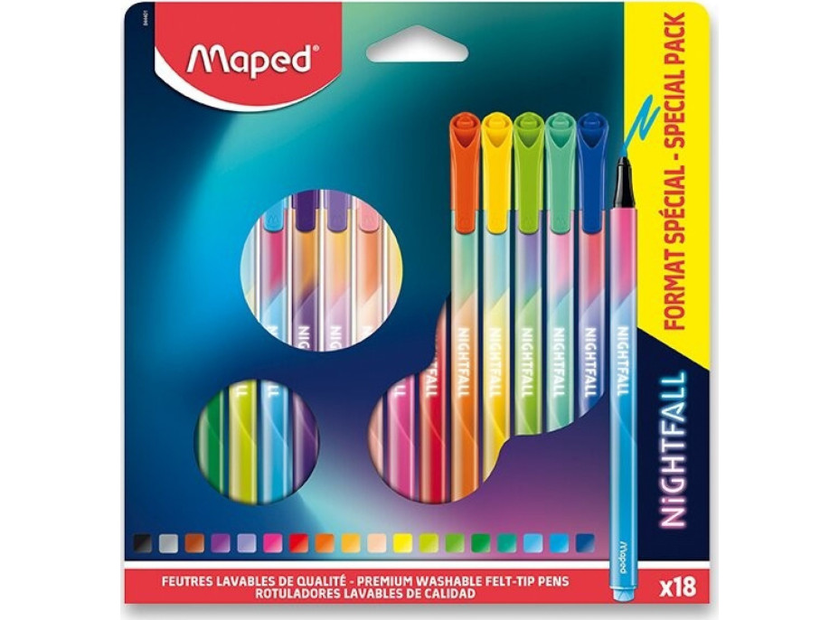 MAPED Fixy Color´Peps Deco Nightfall 18 farieb