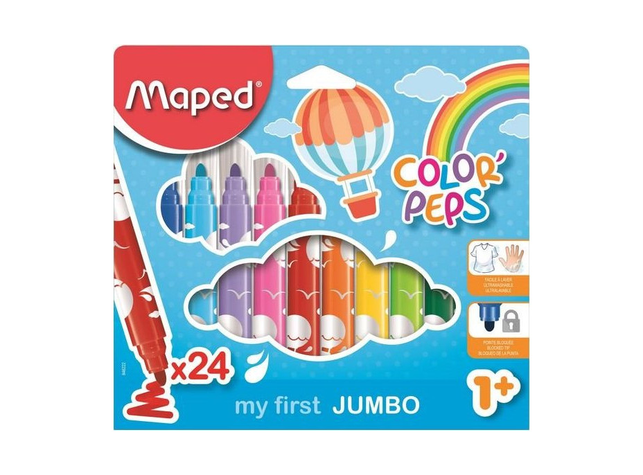 MAPED Fixy Color&#39;Peps Early Age Jumbo 24 ks