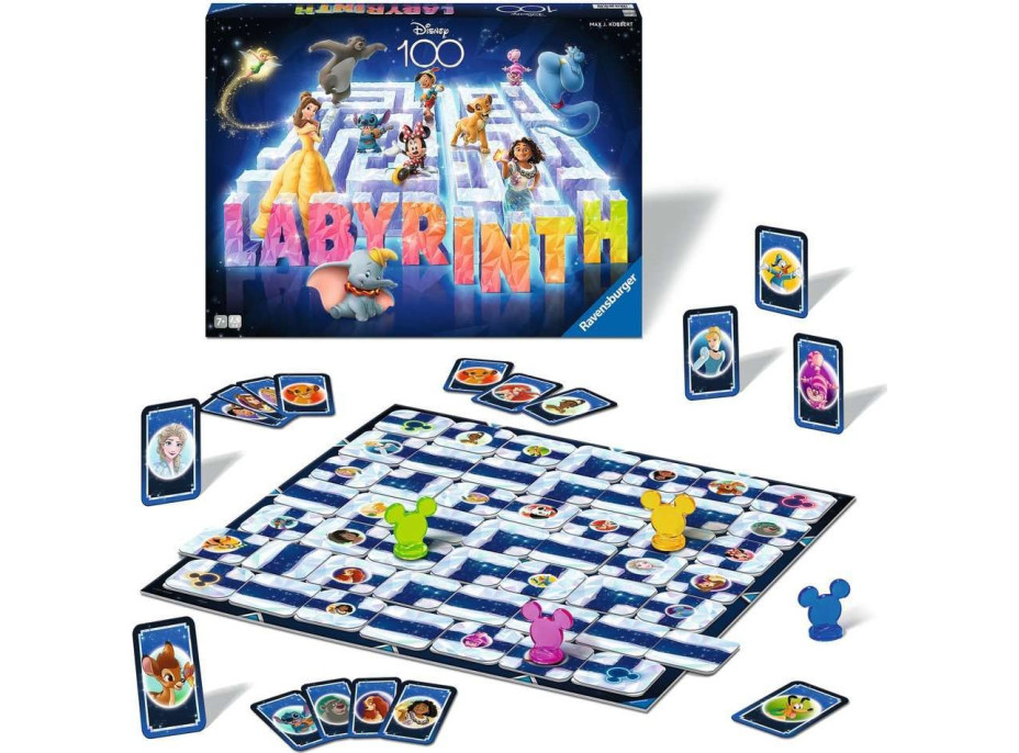 RAVENSBURGER Hra Labyrinth Disney 100. výročie