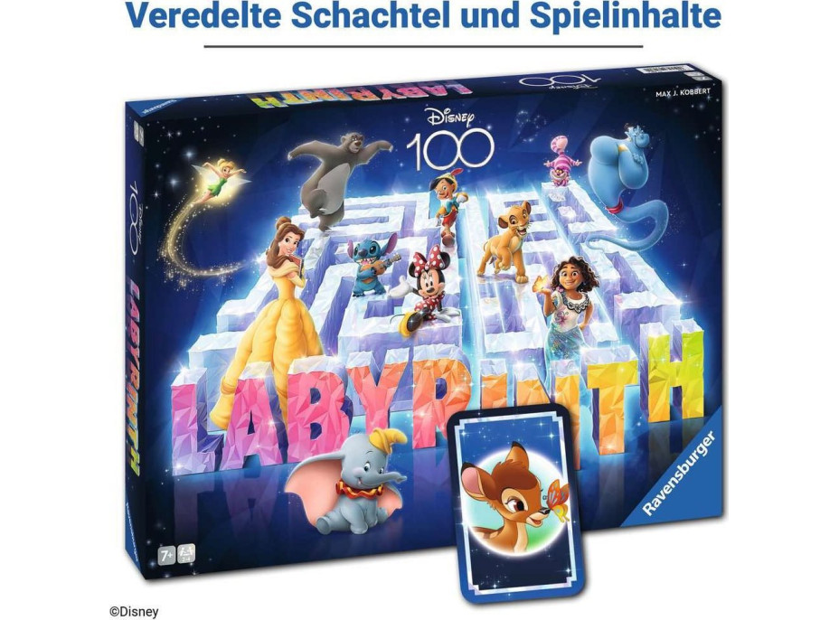 RAVENSBURGER Hra Labyrinth Disney 100. výročie