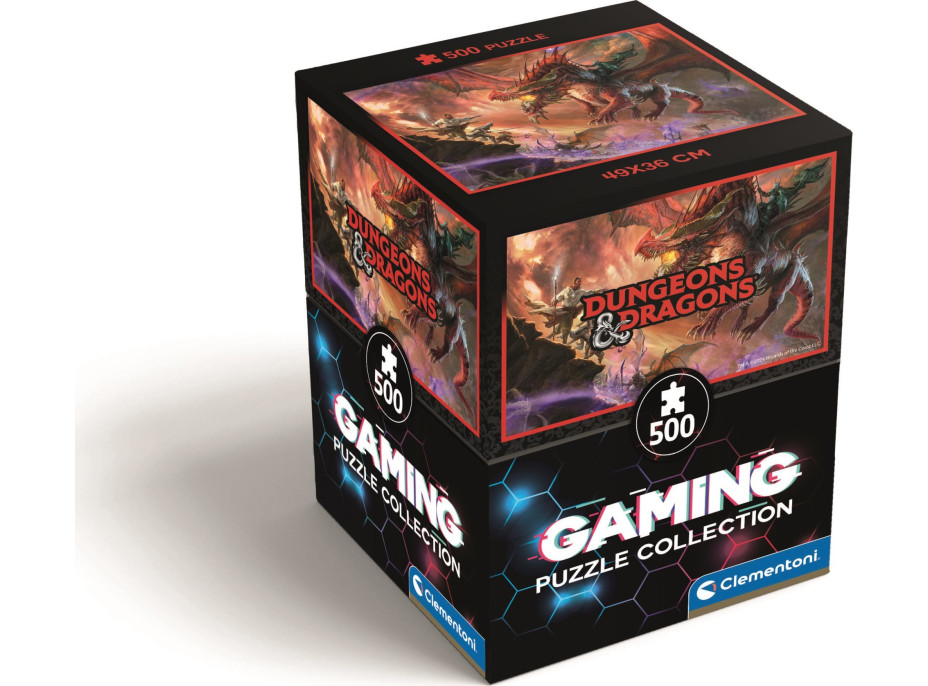 CLEMENTONI Puzzle Gaming Collection: Dungeons&Dragons 500 dielikov