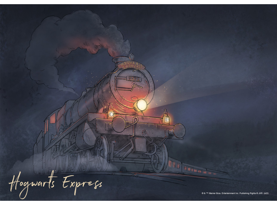 Detská fototapeta - HARRY POTTER Rokfortský expres - 155x110 cm