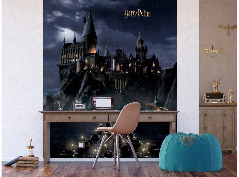 Detská fototapeta - HARRY POTTER Bradavice - 225x270 cm