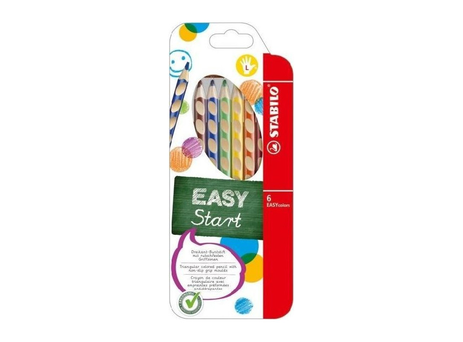 STABILO EASYstart sada 6 pasteliek pre ľavákov