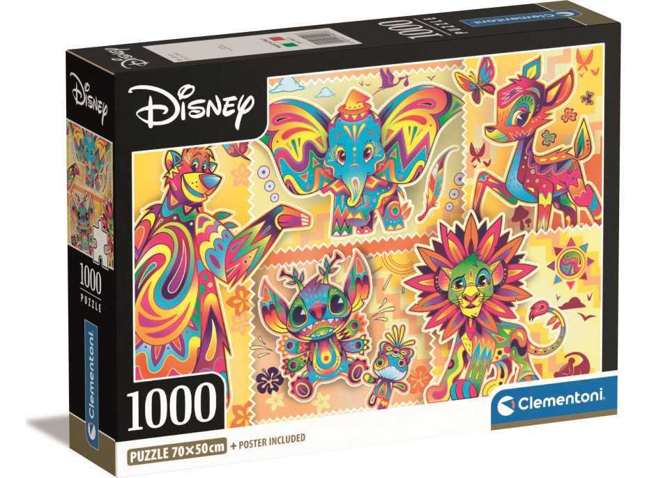 CLEMENTONI Puzzle Disney Classics 1000 dielikov