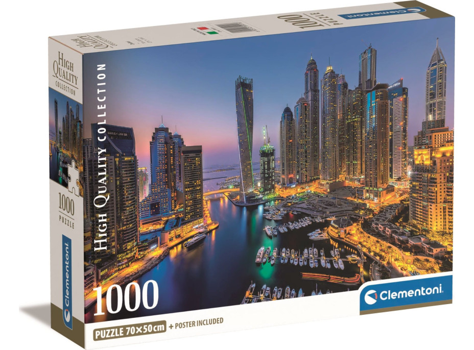 CLEMENTONI Puzzle Dubaj 1000 dielikov