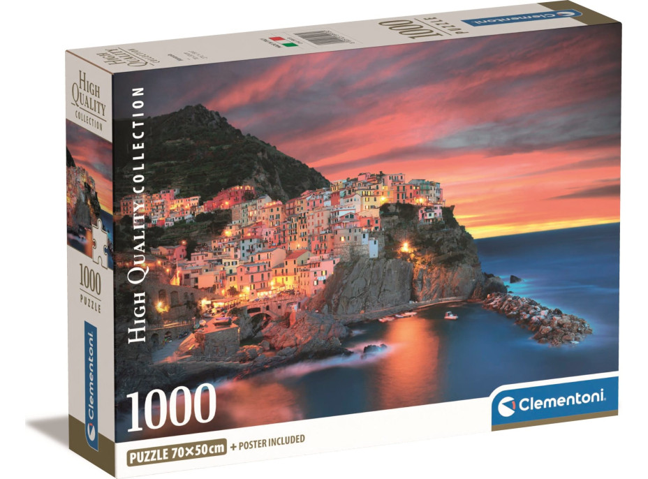 CLEMENTONI Puzzle Manarola 1000 dielikov