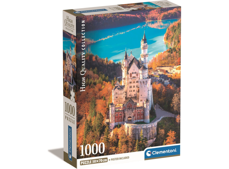 CLEMENTONI Puzzle Neuschwanstein 1000 dielikov