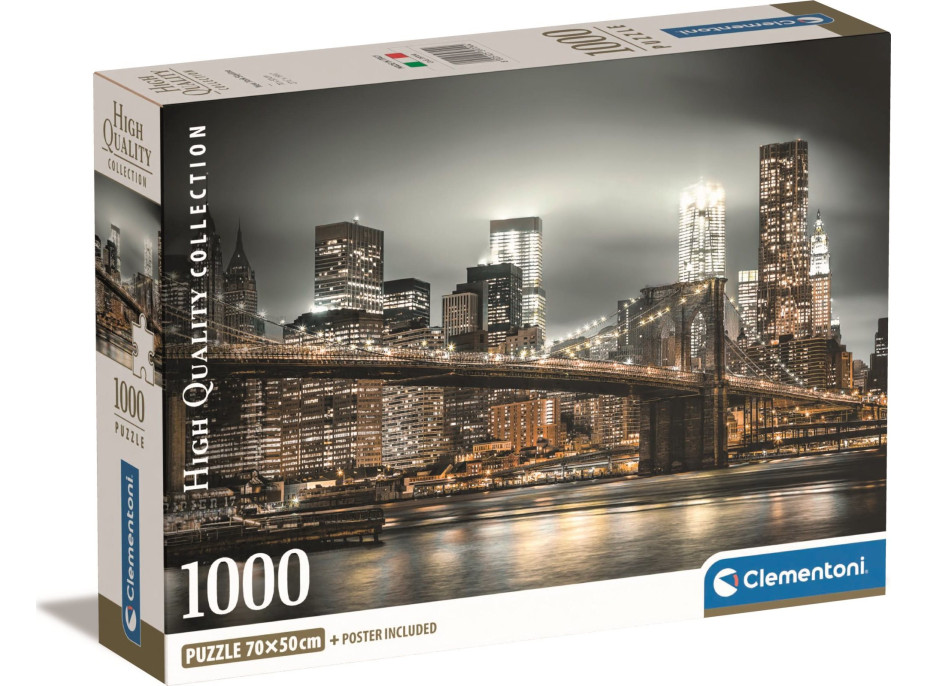 CLEMENTONI Puzzle Panorama New Yorku 1000 dielikov