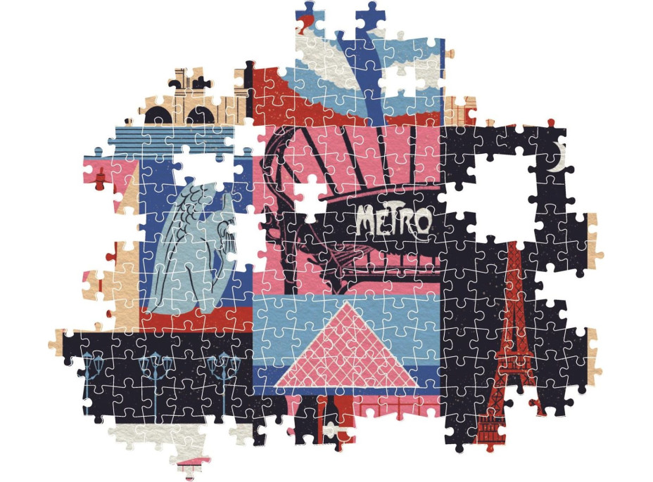 CLEMENTONI Puzzle Style in the City: Paríž 1000 dielikov