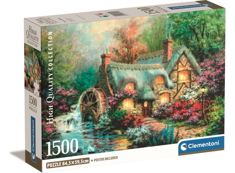 CLEMENTONI Puzzle Útočisko na vidieku 1500 dielikov