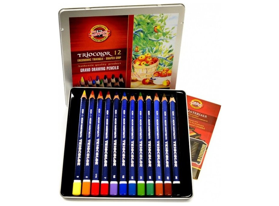 KOH-I-NOOR Trojhranné pastelky 3162 Triocolor silné 12 ks