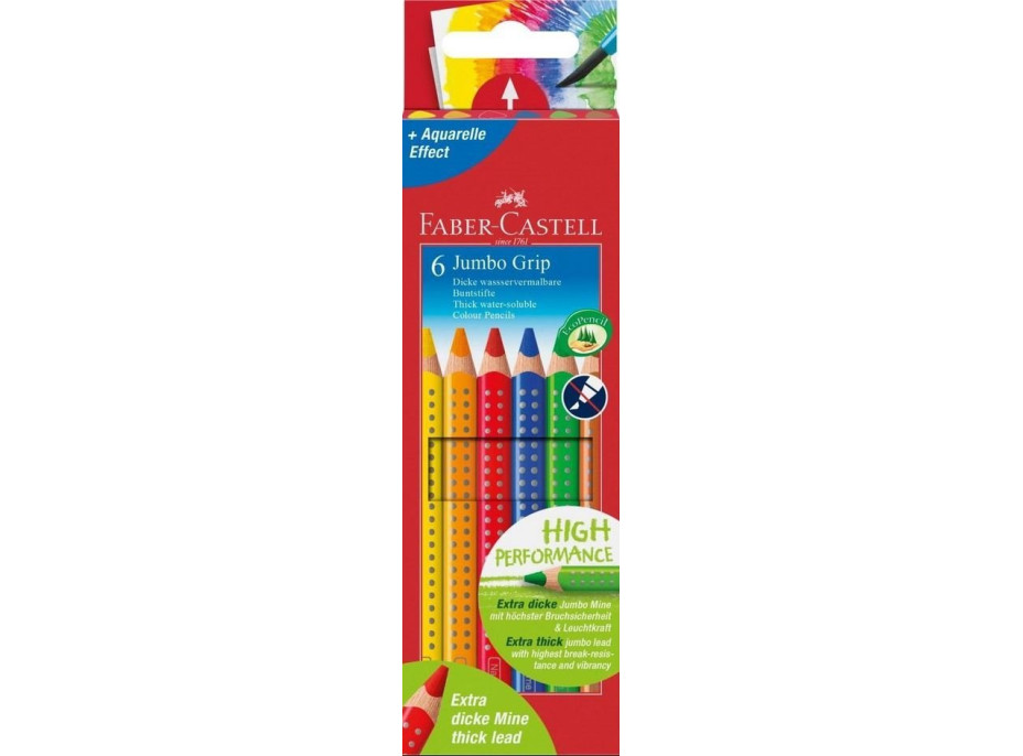 Faber-Castell Pastelky Jumbo Grip 6 ks