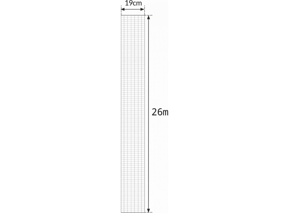 Tieniaca plotová páska 19 cm x 26 m - antracit