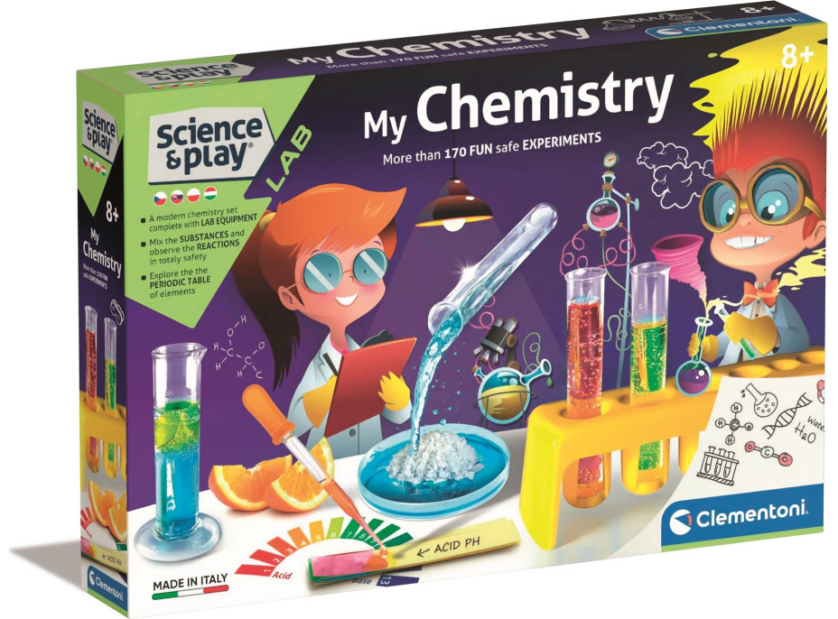 CLEMENTONI Science&Play Laboratórium: Moja chémia