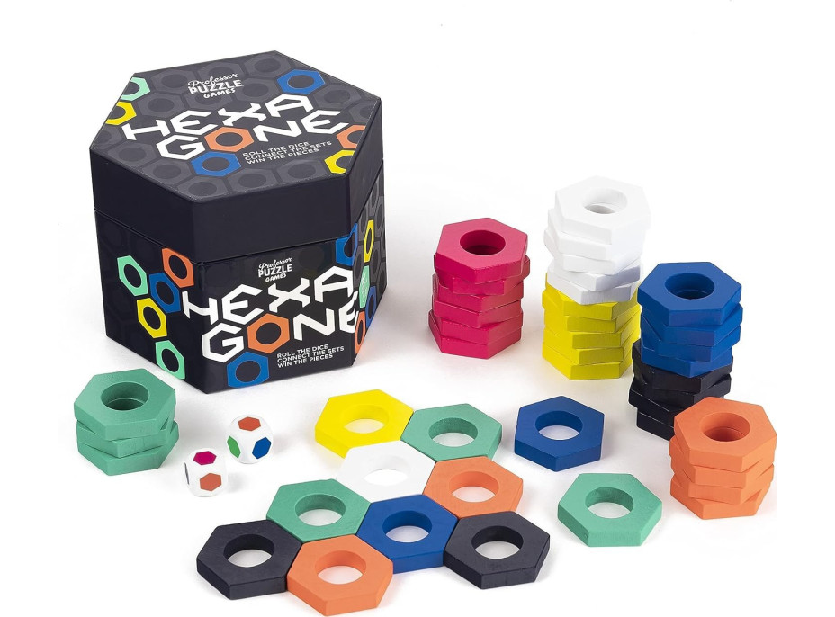 PROFESOR PUZZLE Strategická hra Hexagon