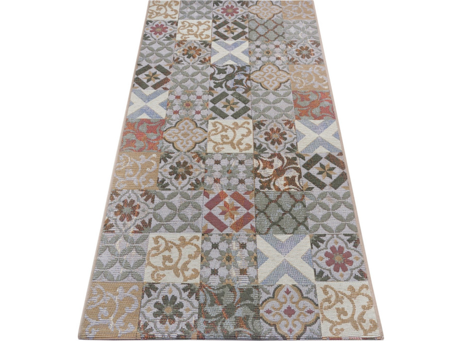 Behúň Cappuccino 105879 Mosaik Grey Multicolored