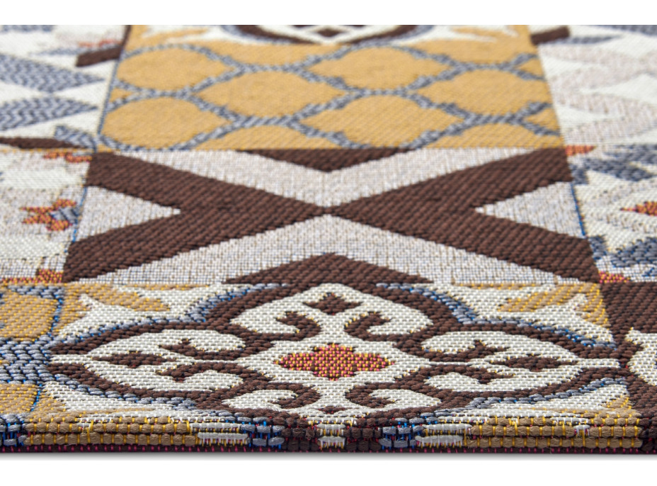 Behúň Cappuccino 105881 Mosaik Brown Multicolored