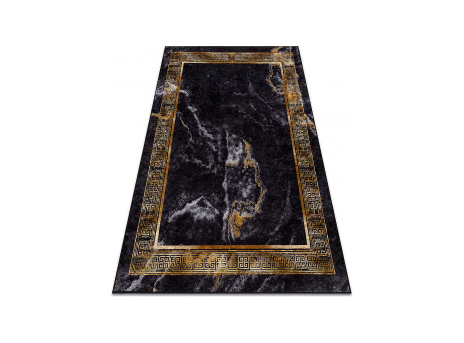 Kusový koberec Miro 51278.809 Marble black/gold