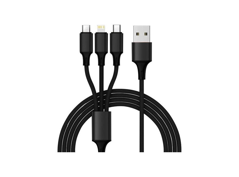 4x USB nabíjačka do auta + kábel Xtrobb 19907