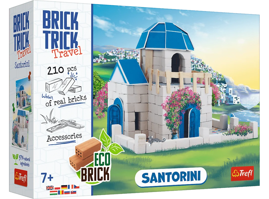 TREFL BRICK TRICK Travel: Santorini M 260 dielov