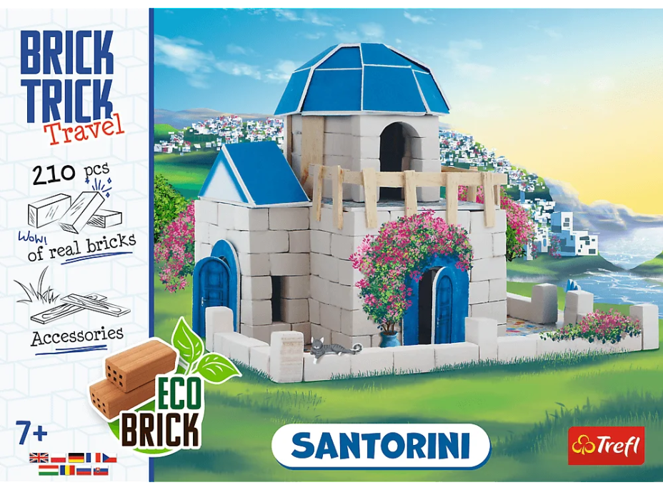 TREFL BRICK TRICK Travel: Santorini M 260 dielov