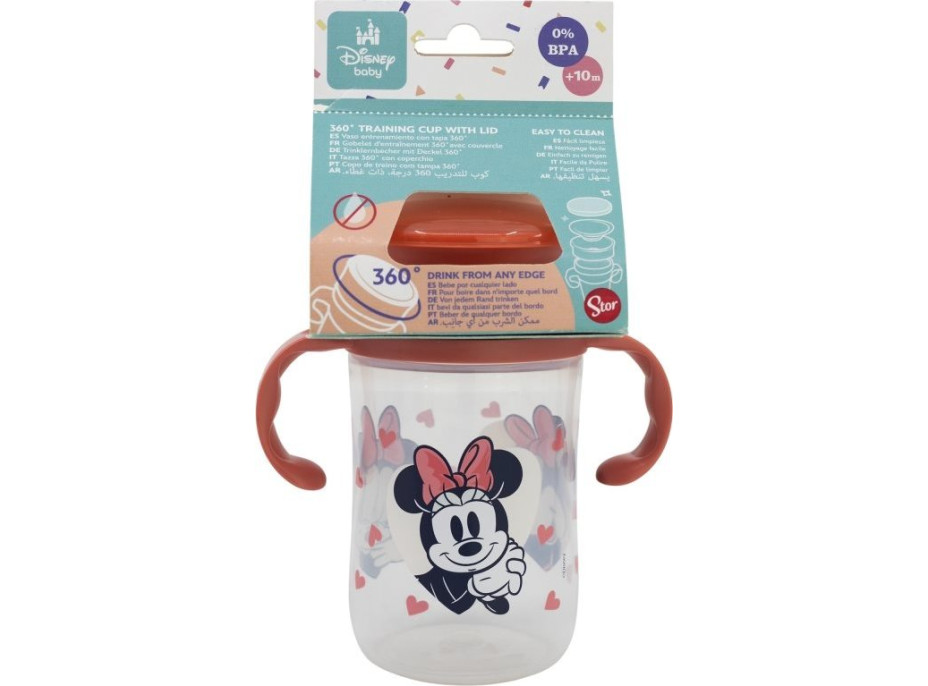 STOR Detský trénovací hrnček 395 ml Minnie