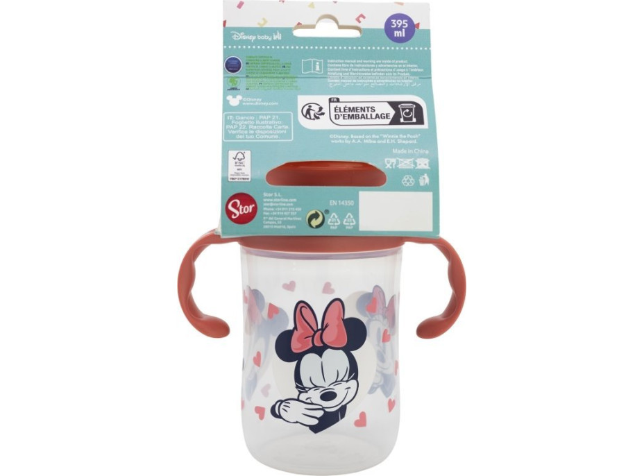 STOR Detský trénovací hrnček 395 ml Minnie