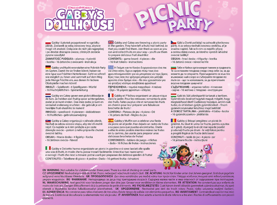 Trefl Hra Gábinin kúzelný domček: Picnic Party