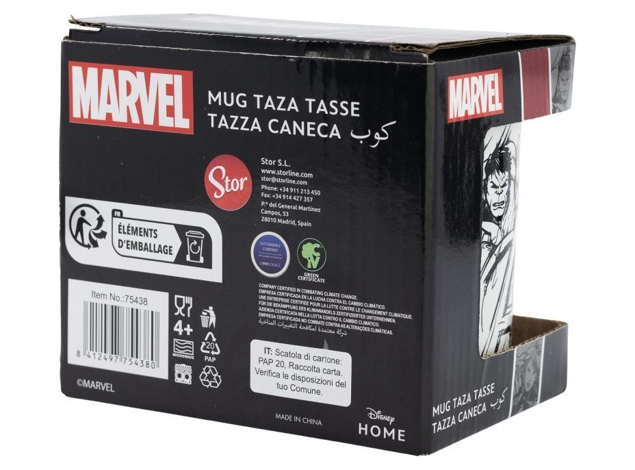 STOR Hrnček keramický 325 ml Marvel