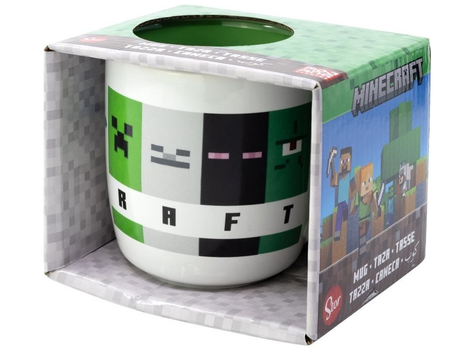 STOR Hrnček keramický 380 ml Minecraft