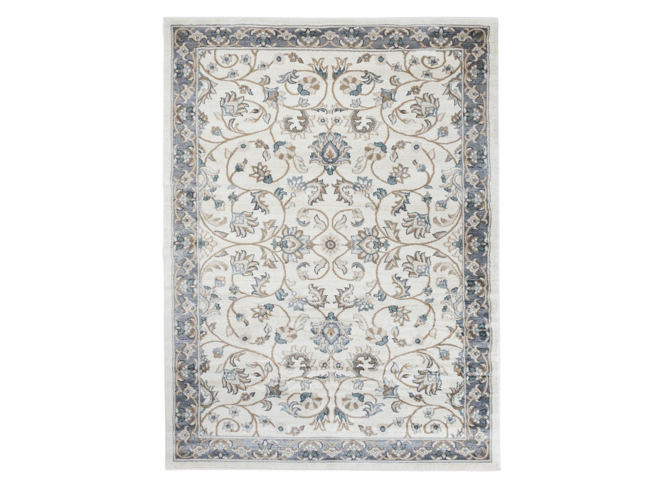 Kusový koberec DUBAI bola - biely/sivý - 120x170 cm