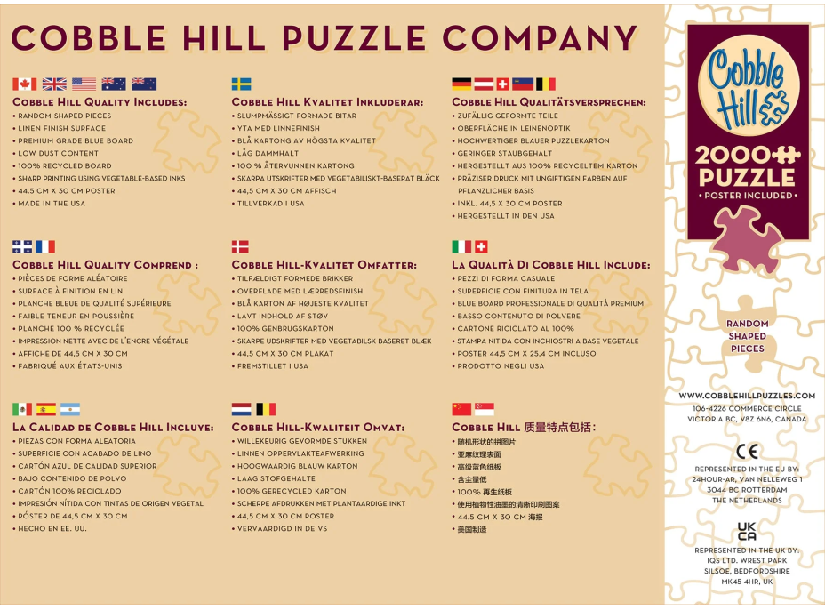 COBBLE HILL Puzzle Národné parky USA 2000 dielikov