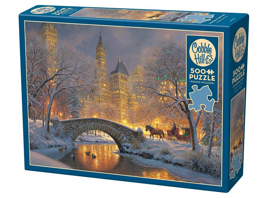 COBBLE HILL Puzzle Zima v parku 500 dielikov