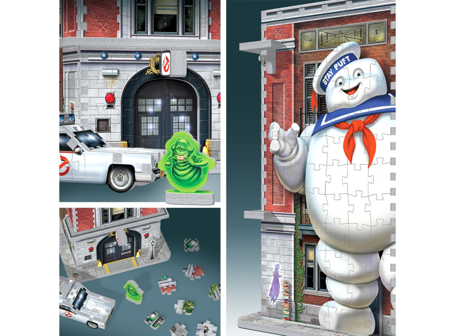 WREBBIT 3D puzzle Ghostbusters: Požiarna zbrojnica krotiteľov duchov 500 dielikov